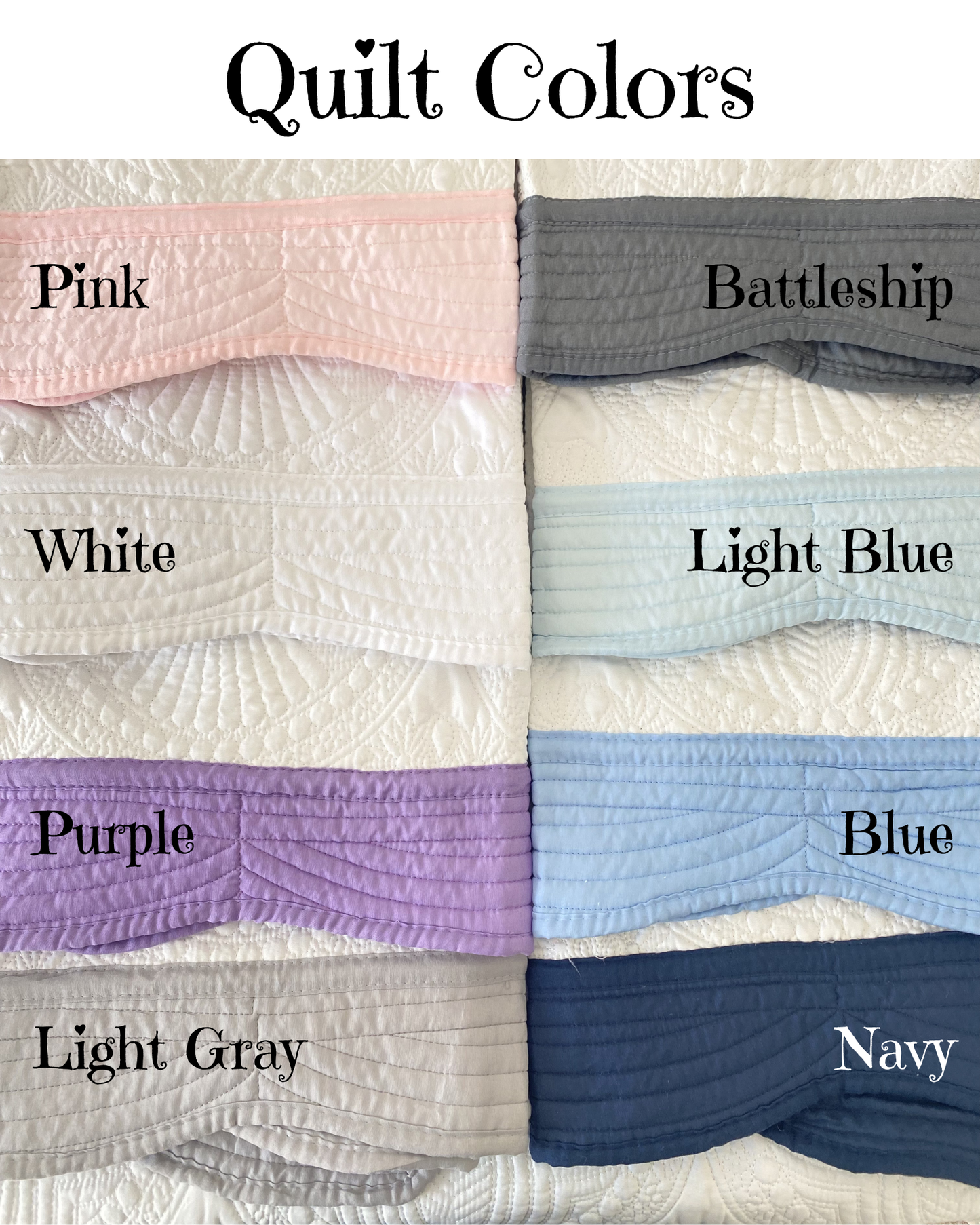 Personalized Embroidered Bow Baby Quilt | Heirloom Keepsake | Custom Name Blanket